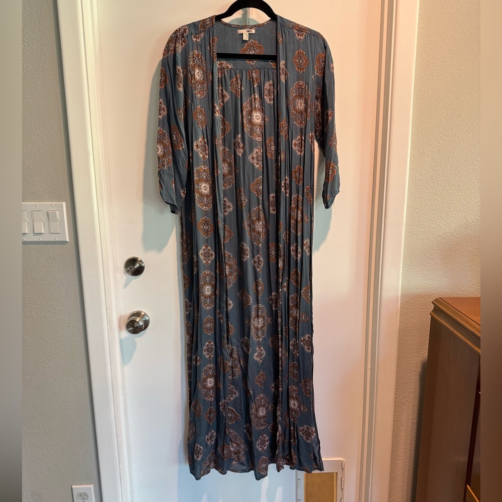 Blue Long Duster